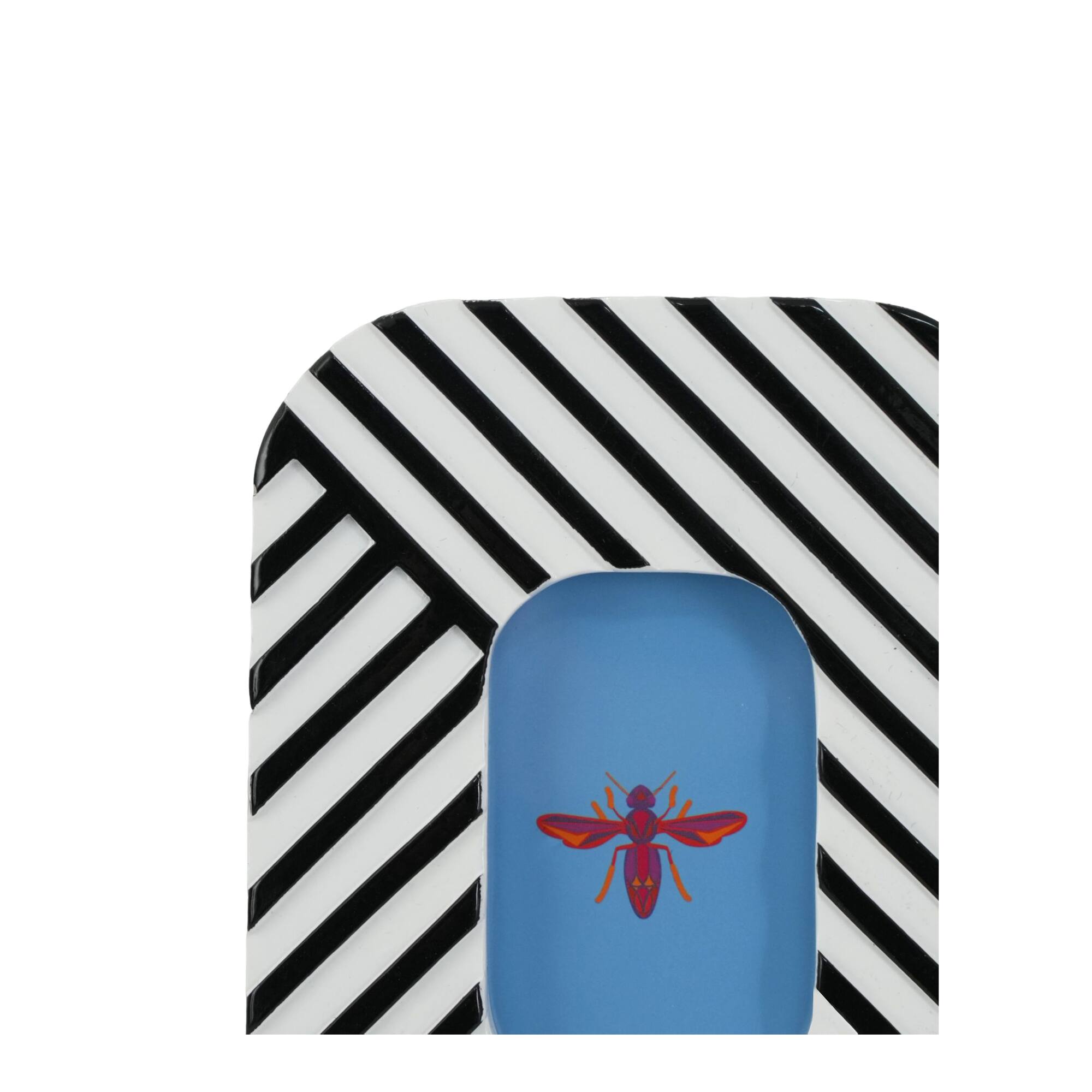 Jonathan Adler x Michaels 2" x 3" Black & White Striped Tabletop Frame